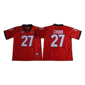Georgia Bulldogs Nick Chubb Red Jersey